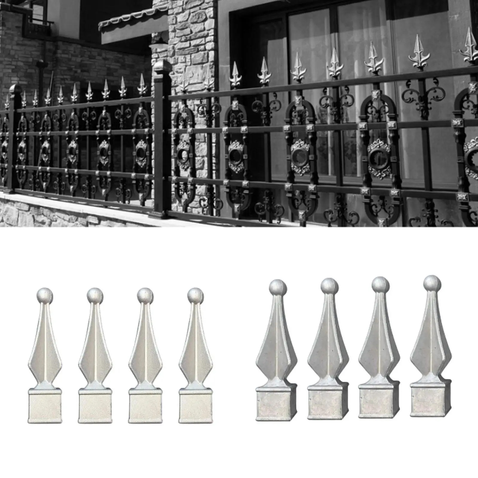 4Pcs Fence Finials Fence Topper for Decoration Furniture Decking Garden
4Pcs Fence Finials Fence Topper for Decoration Furniture Decking Garden