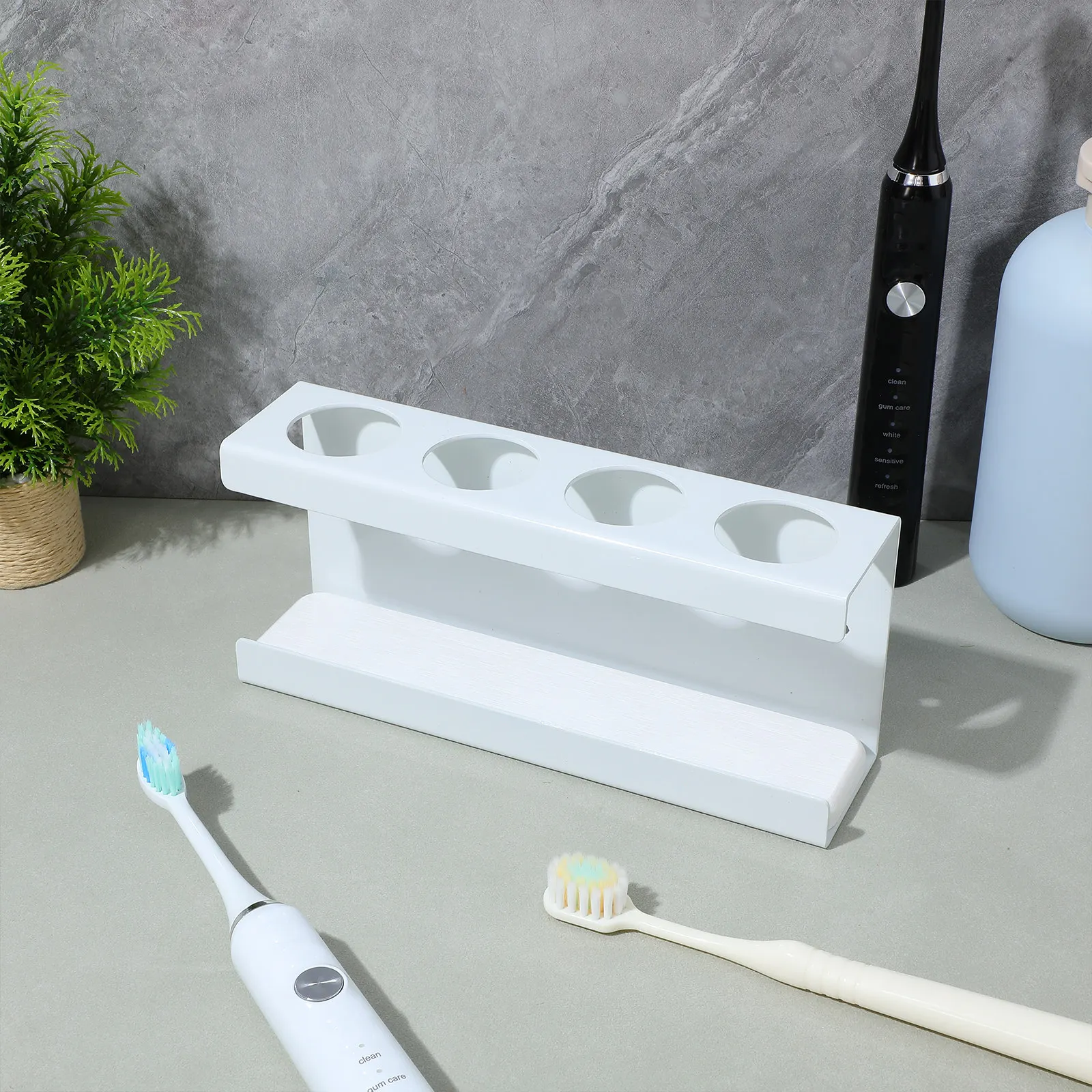 Wall Mounted Electric Toothbrush Holder Stainless Steel 4 Slot Bathroom Organizer Family Friendly Toothbrush Wall Holder
Wall Mounted Electric Toothbrush Holder Stainless Steel 4 Slot Bathroom Organizer Family Friendly Toothbrush Wall Holder