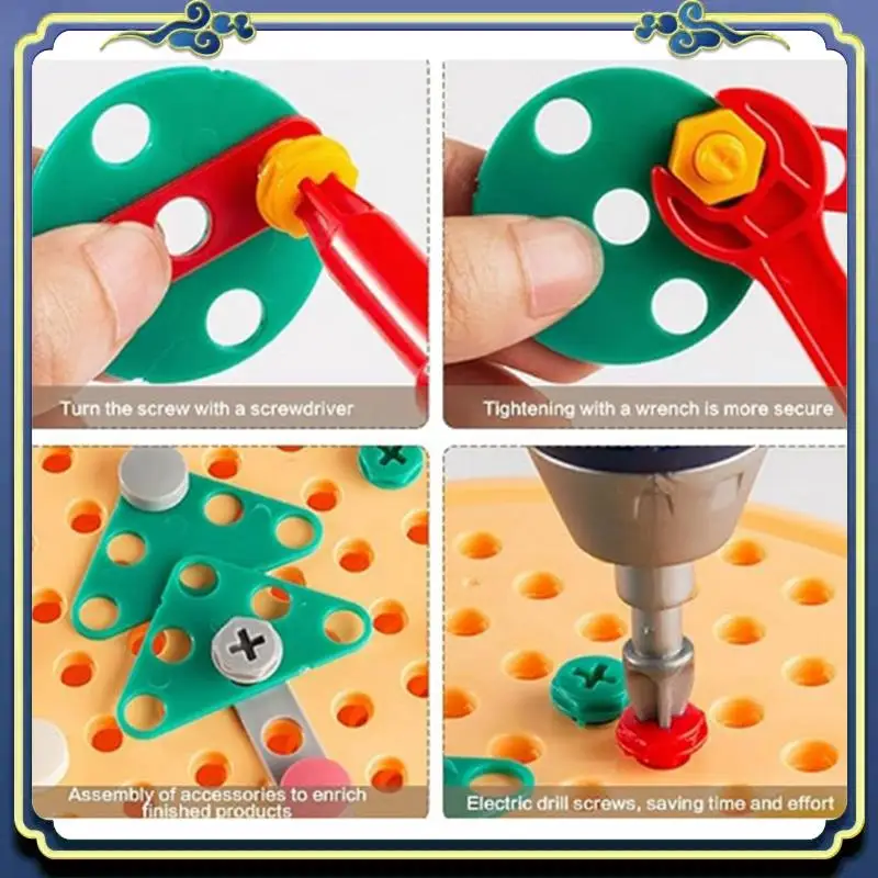 ABTJ-3D Play Toolbox Toy With Electric Drill Mosaic Puzzle Tool Set Early Education Toy Toolbox For 3-12 Year Old Kids Durable
ABTJ-3D Play Toolbox Toy With Electric Drill Mosaic Puzzle Tool Set Early Education Toy Toolbox For 3-12 Year Old Kids Durable