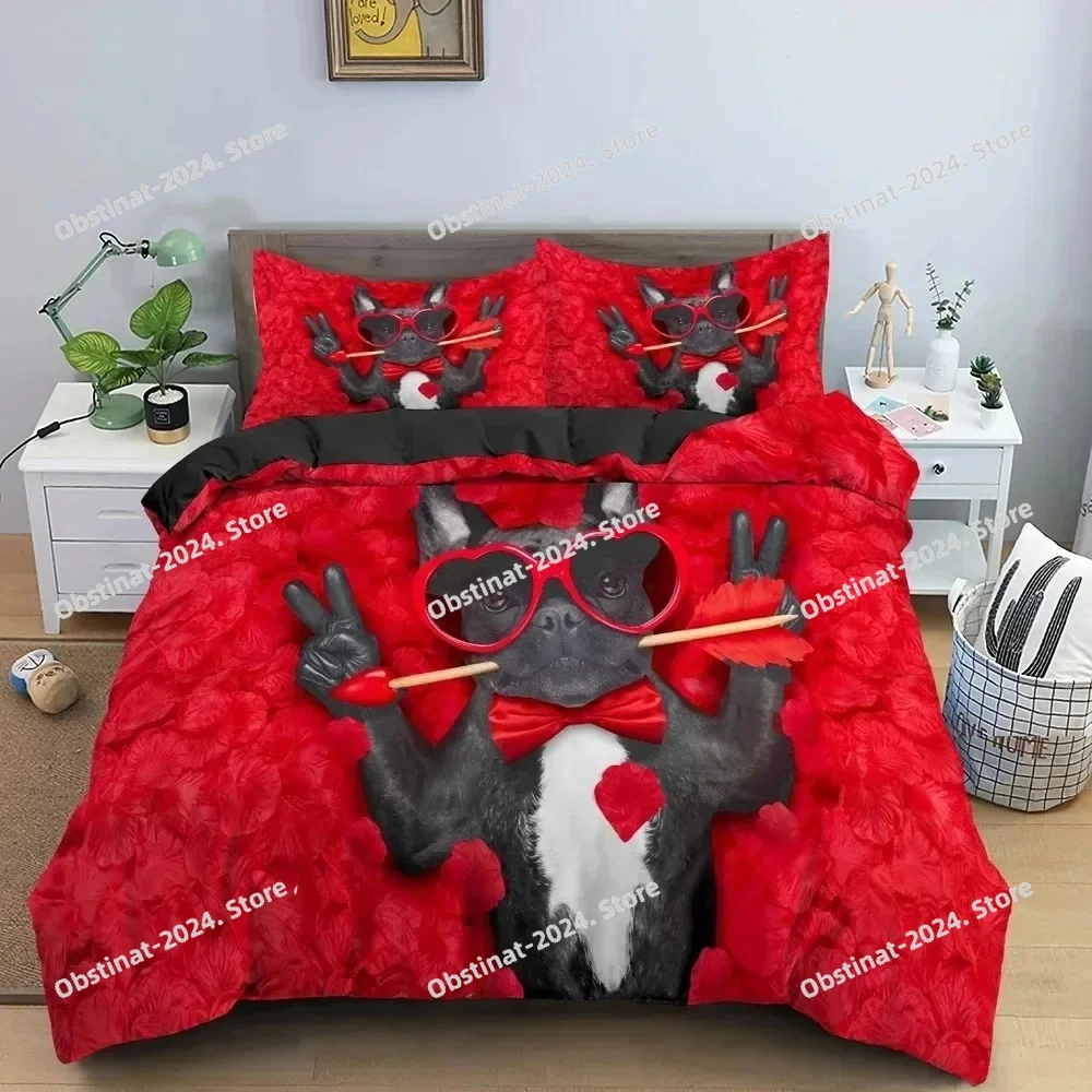 2024 Bulldog Dog Roses Bedding Set Boys Girls Twin Queen Size Duvet Cover Pillowcase Bed Adult
2024 Bulldog Dog Roses Bedding Set Boys Girls Twin Queen Size Duvet Cover Pillowcase Bed Adult