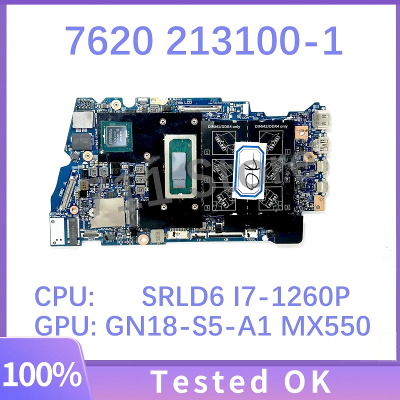 VN-0MYDYK 0MYDYK CN-0FD3D2 213100-1 With SRLD6 I7-1260P CPU GN18-S5-A1 MX550 Mainboard For Dell 7620 Laptop Motherboard 100%Test
VN-0MYDYK 0MYDYK CN-0FD3D2 213100-1 With SRLD6 I7-1260P CPU GN18-S5-A1 MX550 Mainboard For Dell 7620 Laptop Motherboard 100%Test