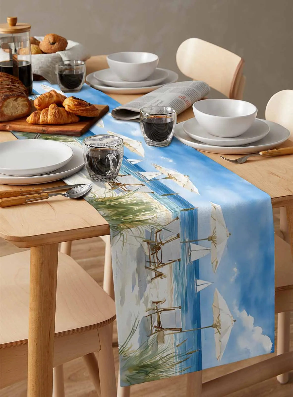 Beach Beach Chair Vacation Table Runners for Dining Room Home Decor Tablecloth 4/6 Pcs Placemats Table Cover
Beach Beach Chair Vacation Table Runners for Dining Room Home Decor Tablecloth 4/6 Pcs Placemats Table Cover