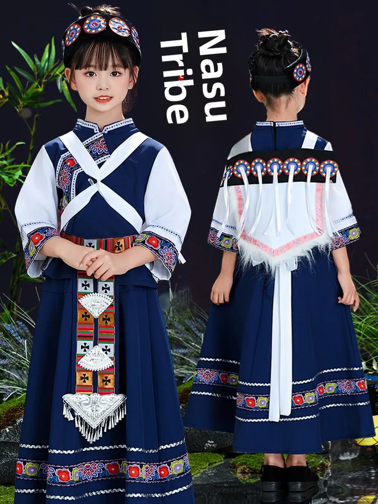 Children's Ethnic National Costume Fem Hani Eth Stage Performance Clothing Polyester Material Online Exclusive
Children's Ethnic National Costume Fem Hani Eth Stage Performance Clothing Polyester Material Online Exclusive