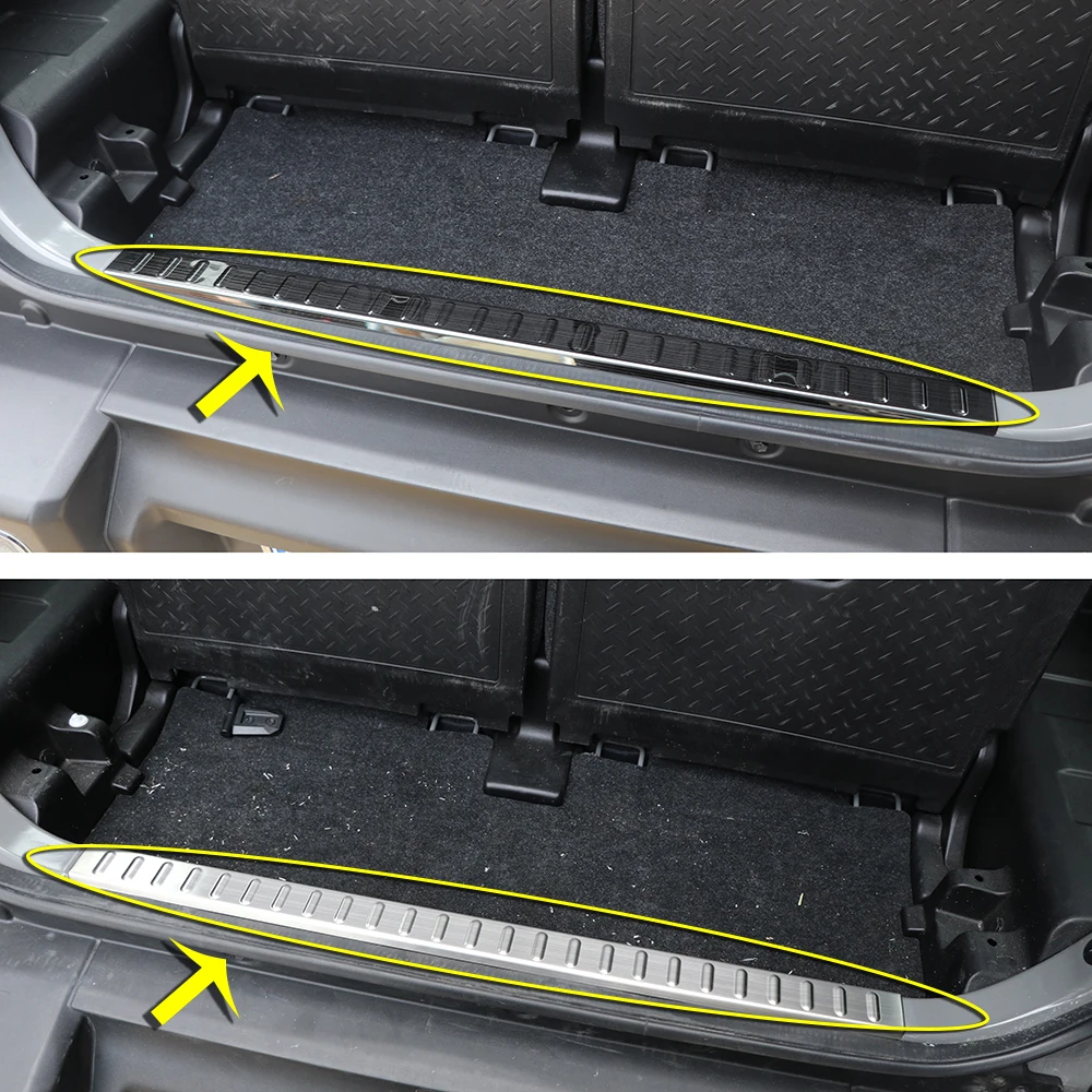 Lantsun JMN055 Rear Guard Mouldings Pad Trim Cover Strip Car Trunk Door Sill Plate Protector for Jimny 2019+, 2-3Door
Lantsun JMN055 Rear Guard Mouldings Pad Trim Cover Strip Car Trunk Door Sill Plate Protector for Jimny 2019+, 2-3Door