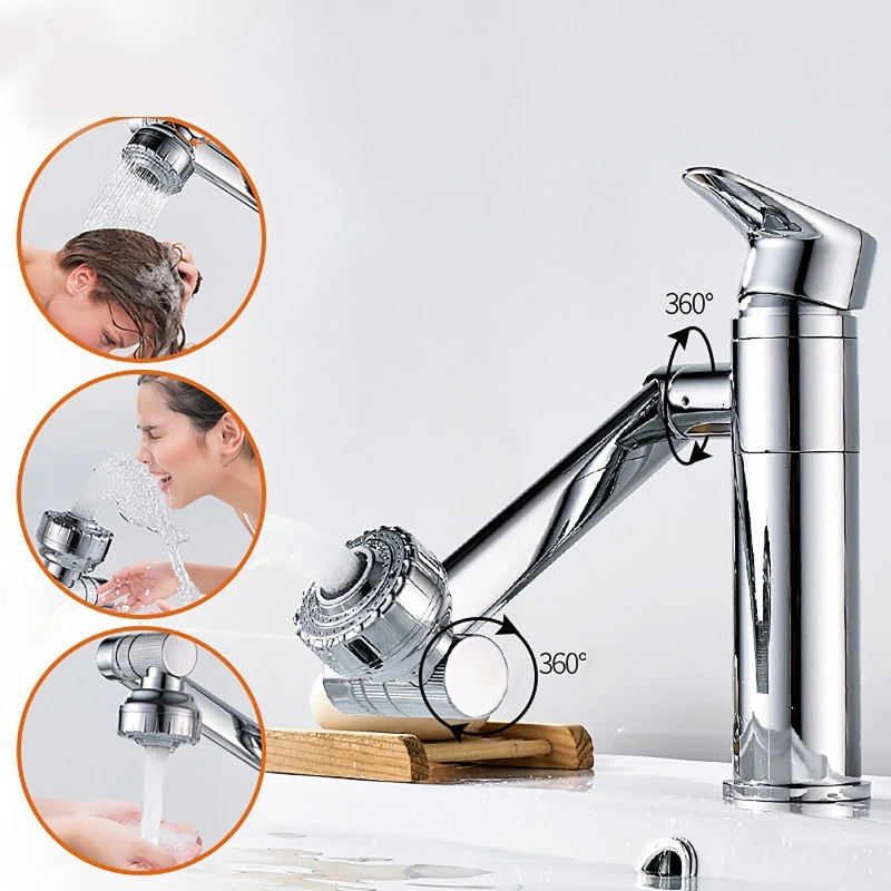 1080 Degree Universal Rotating Hot and Cold Water Faucet Bathroom Washbasin Faucet with 2pcs Water Inlet Pipe 2 In 1
1080 Degree Universal Rotating Hot and Cold Water Faucet Bathroom Washbasin Faucet with 2pcs Water Inlet Pipe 2 In 1