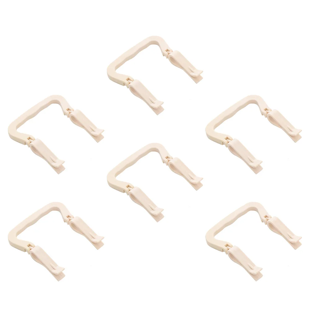 6pcs Garbage Bag Clips Heavy Duty Plastic Trash Can Clamps Non-Slip Grip For Waste Bin Bag Holder Clamp Fixing Tool
6pcs Garbage Bag Clips Heavy Duty Plastic Trash Can Clamps Non-Slip Grip For Waste Bin Bag Holder Clamp Fixing Tool