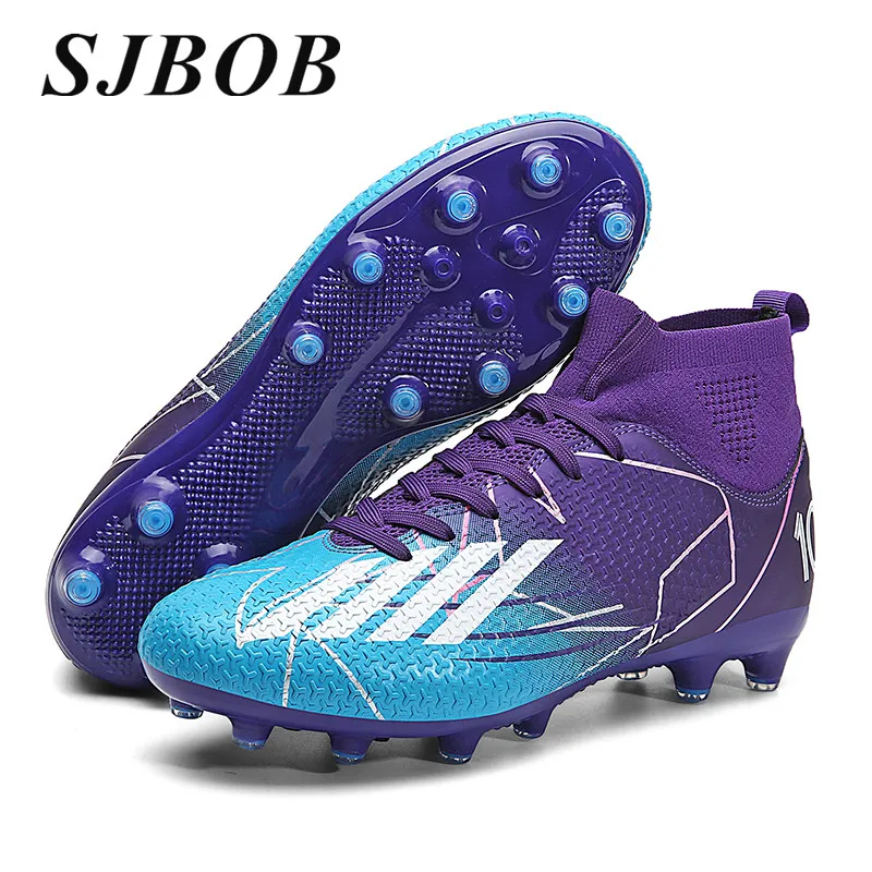 New Football Boots Man Trainers High Top Long Spike Soccer Shoes For Man Plus Size 35-46 Training Shoes Men chuteira de campo
New Football Boots Man Trainers High Top Long Spike Soccer Shoes For Man Plus Size 35-46 Training Shoes Men chuteira de campo