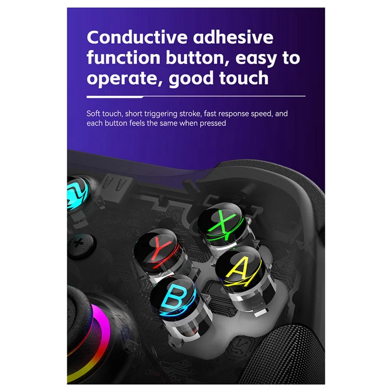 ABMF-Z01 Мотоциклетный игровой Bluetooth-контроллер подходит для Android Switch Компьютер IOS Мотоцикл Двойная вибрация-черный Прочный
ABMF-Z01 Мотоциклетный игровой Bluetooth-контроллер подходит для Android Switch Компьютер IOS Мотоцикл Двойная вибрация-черный Прочный