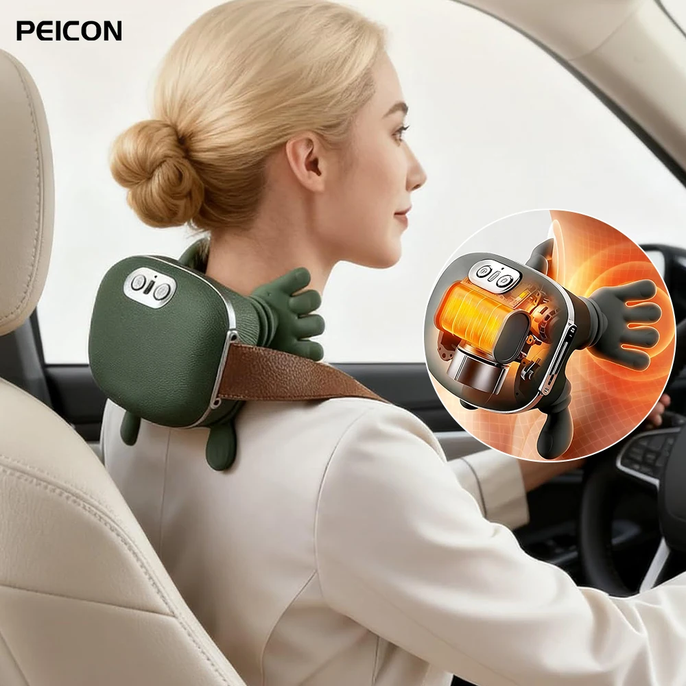 Electric Neck Massager Shoulder Kneading Deep Tissue Machine Neck Muscle Pain Relief Electric Heating Cervical Sholder Massager
Electric Neck Massager Shoulder Kneading Deep Tissue Machine Neck Muscle Pain Relief Electric Heating Cervical Sholder Massager