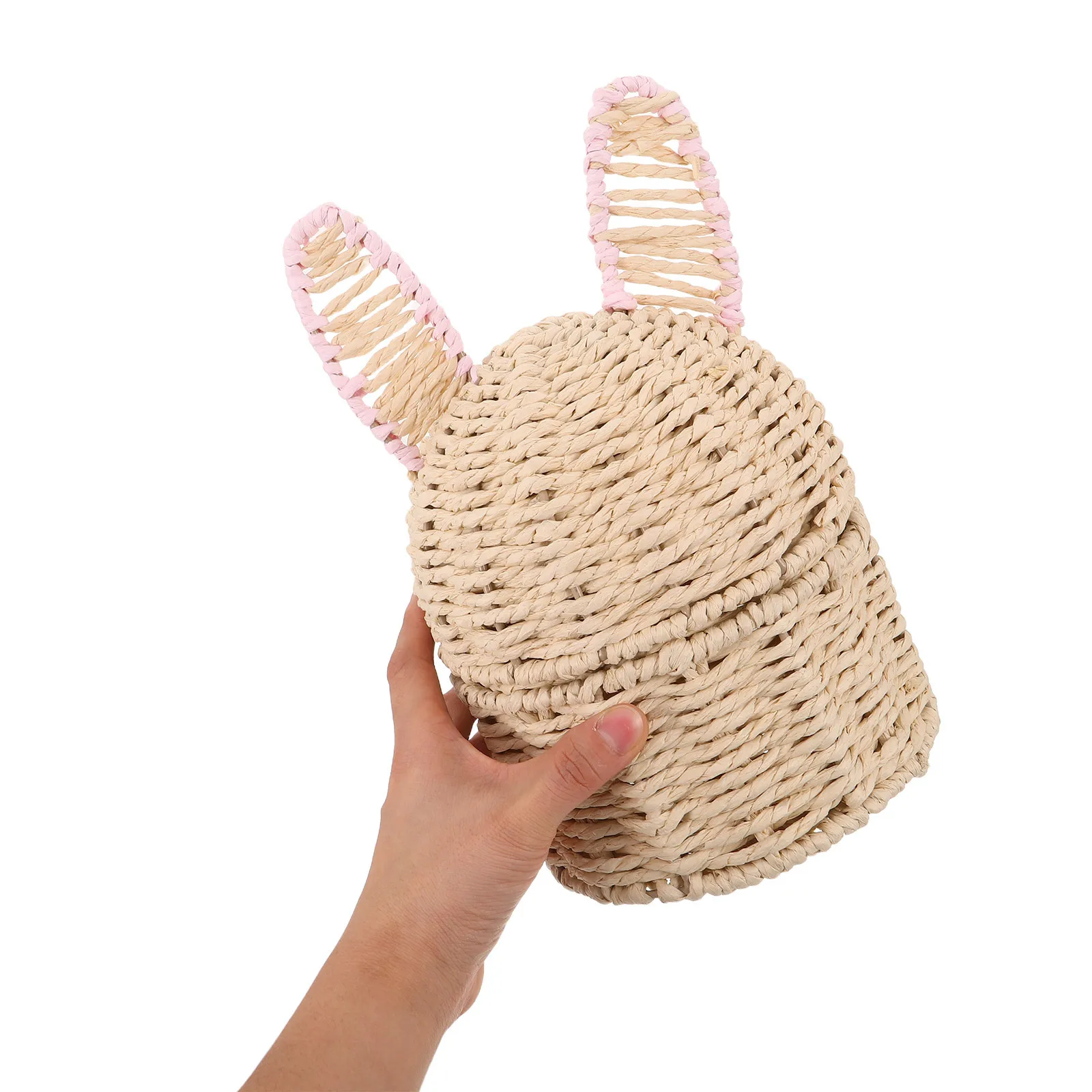 Bunny Ear Wicker Easter Basket Handwoven Rattan Storage Basket Cute Rustic Organizer Bin Nursery Fruit Vegetable Snack Holder
Bunny Ear Wicker Easter Basket Handwoven Rattan Storage Basket Cute Rustic Organizer Bin Nursery Fruit Vegetable Snack Holder