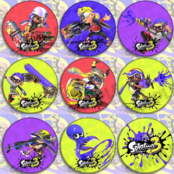 Game Splatoon 3 Brooches Lapel Pin Cosplay Badge For Men And Women Backpack Clothes Accessories Birthday Gift
Game Splatoon 3 Brooches Lapel Pin Cosplay Badge For Men And Women Backpack Clothes Accessories Birthday Gift