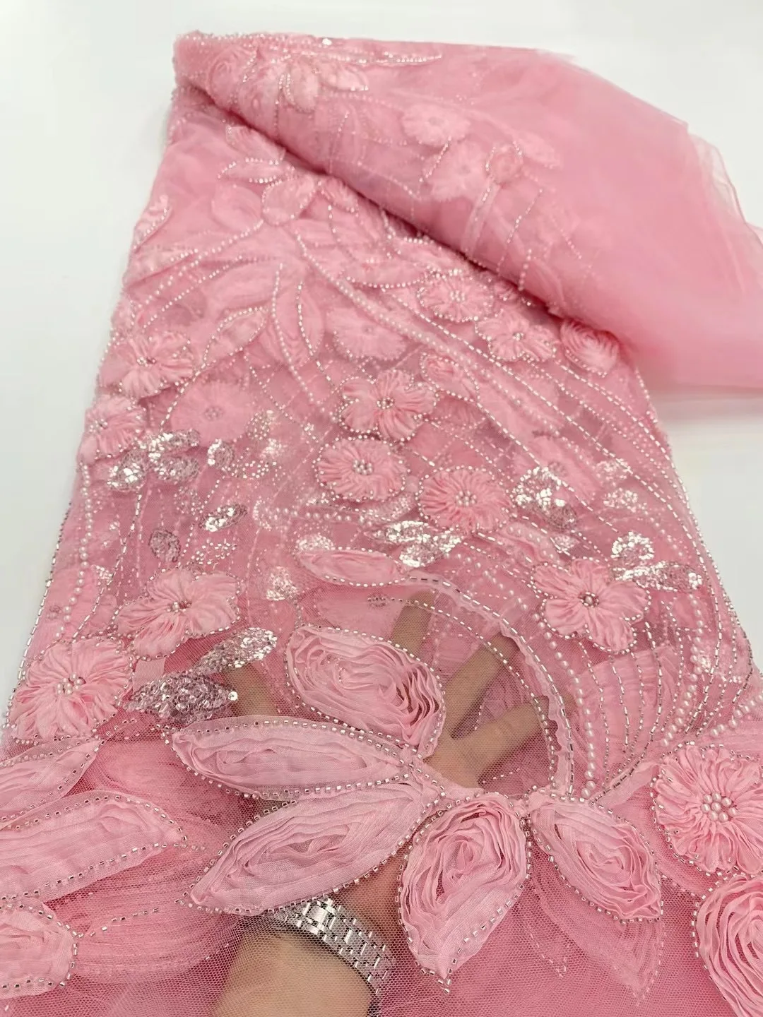 2025 African Sequins Lace Fabric 5 Yards High Quality French Nigerian Groom Lace Fabric For Sewing Dress Wedding Party
2025 African Sequins Lace Fabric 5 Yards High Quality French Nigerian Groom Lace Fabric For Sewing Dress Wedding Party