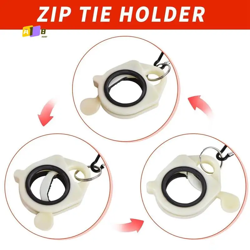 A08F-5Pcs Cable Tie Organizer, Tool Belt Tie Holder For 4/8/12/18 Inch Zip Ties Cable Tie Tightener
A08F-5Pcs Cable Tie Organizer, Tool Belt Tie Holder For 4/8/12/18 Inch Zip Ties Cable Tie Tightener
