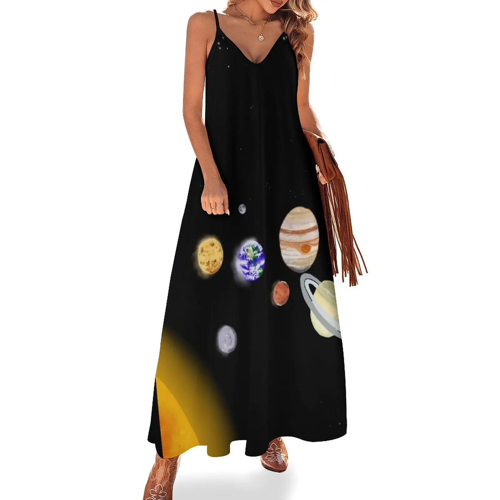 SOLAR Sisters Sleeveless Dress birthday dress for women summer dresses ladies 2025 Dress
SOLAR Sisters Sleeveless Dress birthday dress for women summer dresses ladies 2025 Dress