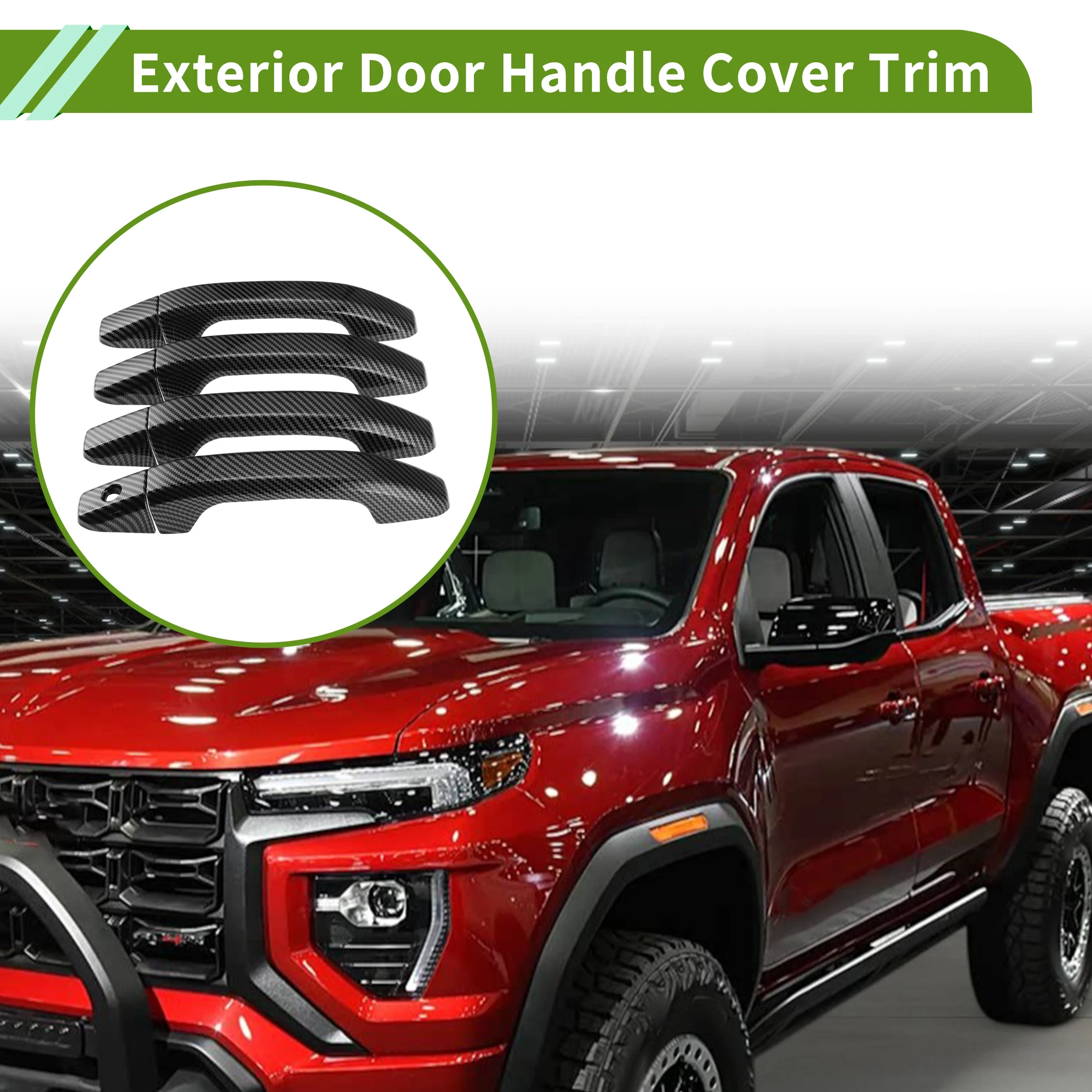 UXCELL Exterior Door Handle Cover Trim Door Handle Cover for Chevrolet Colorado 2023-2024 Normal Carbon Fiber Black 1 Set
UXCELL Exterior Door Handle Cover Trim Door Handle Cover for Chevrolet Colorado 2023-2024 Normal Carbon Fiber Black 1 Set