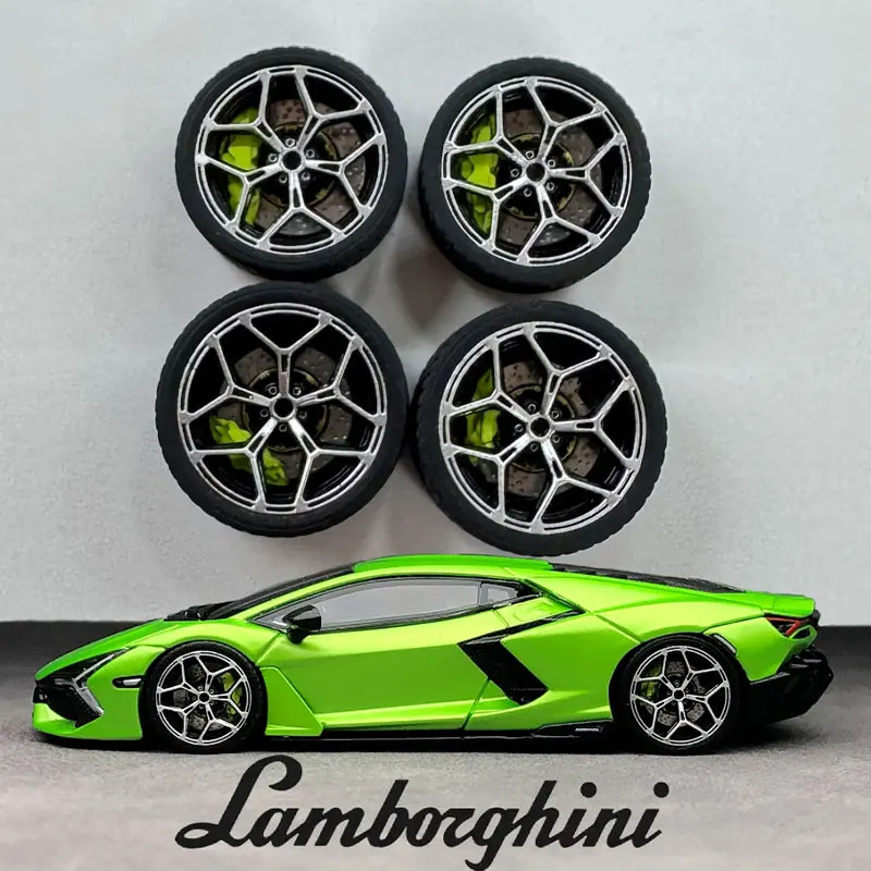 MT Revuelte 1/64 Car Modified Wheels Rubber 11mm Tires Metal Resin Wheels with Caliper Suitable for 1:64 Static Car Model
MT Revuelte 1/64 Car Modified Wheels Rubber 11mm Tires Metal Resin Wheels with Caliper Suitable for 1:64 Static Car Model