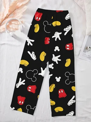 Women's pajama pants with cute Disney Mickey prints, comfortable and perfect for wearing out
Women's pajama pants with cute Disney Mickey prints, comfortable and perfect for wearing out