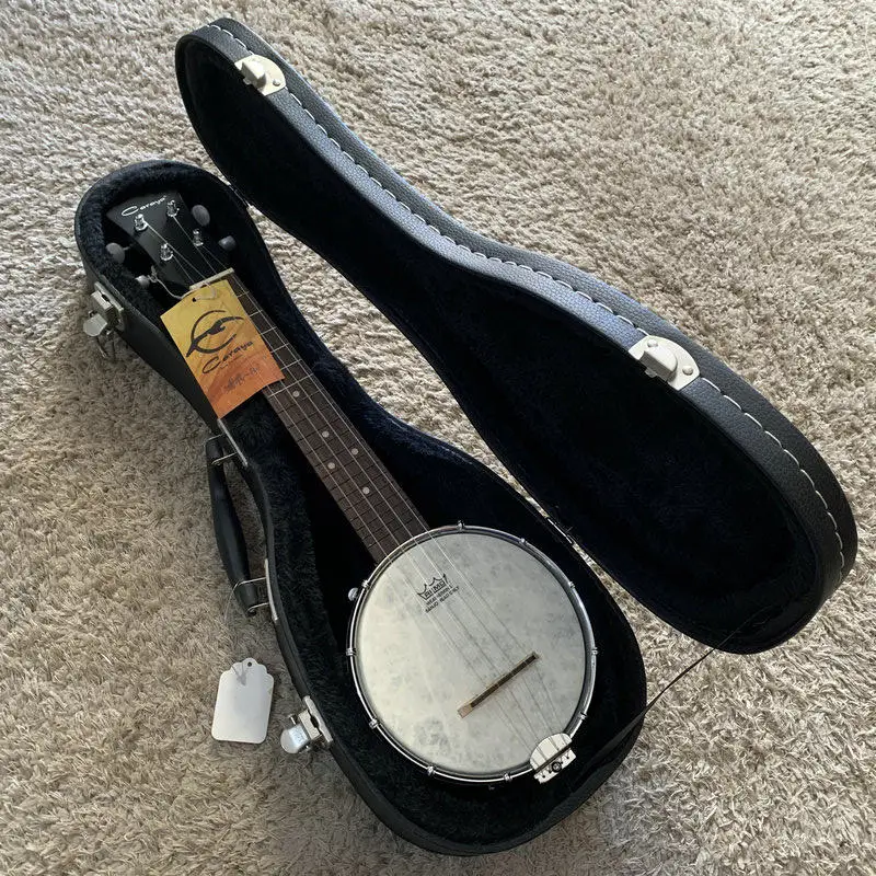 Mini 4-String Banjo Solid Mahogany Travel Banjolele with REMO Drum Head Short Scale Acoustic Instrument Kids Practice Guitar
Mini 4-String Banjo Solid Mahogany Travel Banjolele with REMO Drum Head Short Scale Acoustic Instrument Kids Practice Guitar