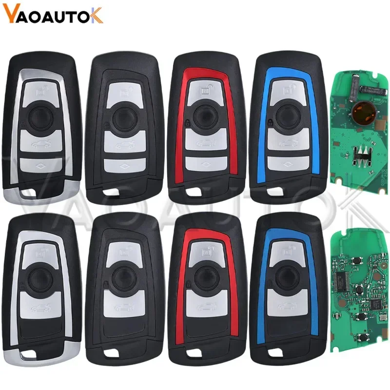 Smart Remote Car Key For BMW 3 5 7 Series X3 X5 F10 F30 FFEM BDC CAS4 CAS4+ ID49 Chip 315/434/868 Mhz Keyless Go 3/4 Buttons Key
Smart Remote Car Key For BMW 3 5 7 Series X3 X5 F10 F30 FFEM BDC CAS4 CAS4+ ID49 Chip 315/434/868 Mhz Keyless Go 3/4 Buttons Key