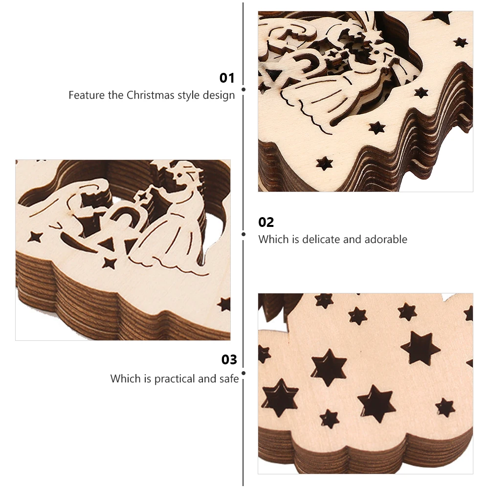 Wooden Decorative Pendant Christmas Hanging Ornament DIY Party Tree Bedroom Space Accessories Christmas Crafts
Wooden Decorative Pendant Christmas Hanging Ornament DIY Party Tree Bedroom Space Accessories Christmas Crafts