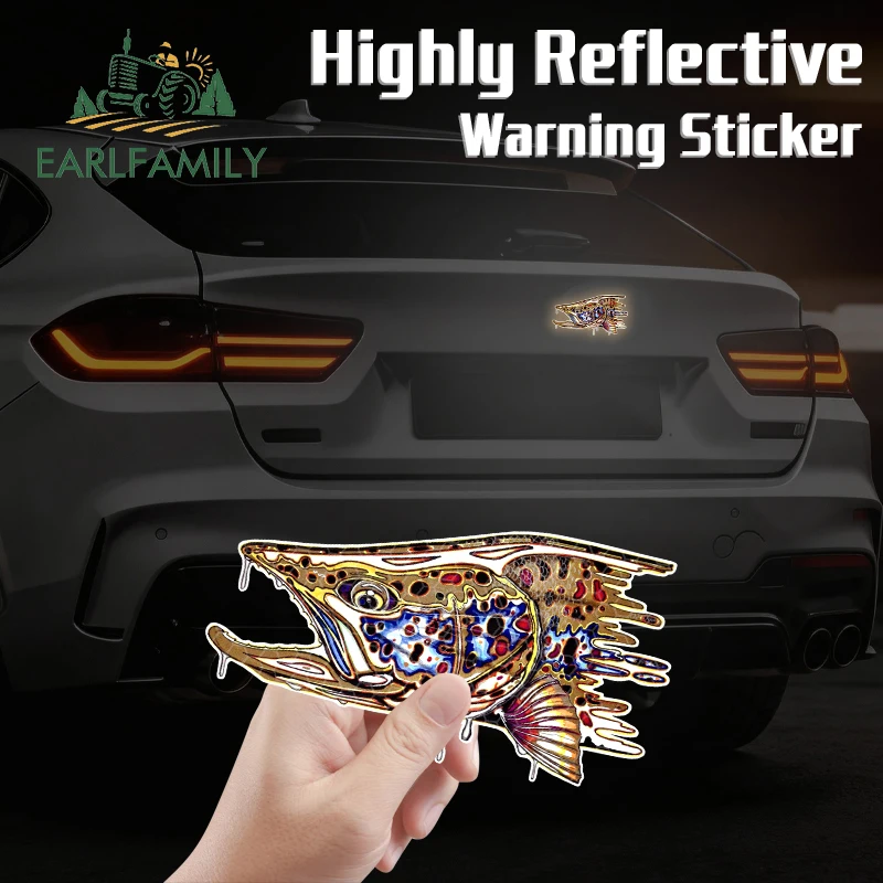 EARLFAMILY Trout Fish Motorcycle Car Reflective Stickers Auto Refrigerator Decal Graffiti VAN RV Campervan Waterproof Sticker
EARLFAMILY Trout Fish Motorcycle Car Reflective Stickers Auto Refrigerator Decal Graffiti VAN RV Campervan Waterproof Sticker
