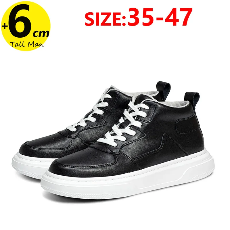 White Sneakers Men Height Increase Insoles 6cm Lifts Shoes Leisure Casual Plus Size 35-47
White Sneakers Men Height Increase Insoles 6cm Lifts Shoes Leisure Casual Plus Size 35-47