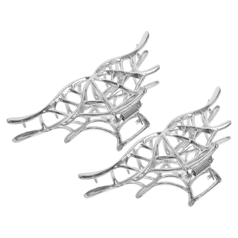 2Pcs Metal Spiderweb Claw Hair Clip Durable Zinc Alloy Women Accessories Daily Party Use Hair Jaw Pin Decorative
2Pcs Metal Spiderweb Claw Hair Clip Durable Zinc Alloy Women Accessories Daily Party Use Hair Jaw Pin Decorative
