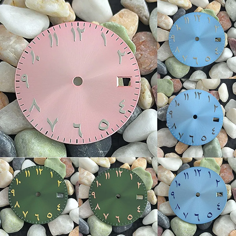 NH Watch 36 dial NH Arabian 35 Watch 28.5mm dial for NH automatic 35/36 movement watch accessories
NH Watch 36 dial NH Arabian 35 Watch 28.5mm dial for NH automatic 35/36 movement watch accessories