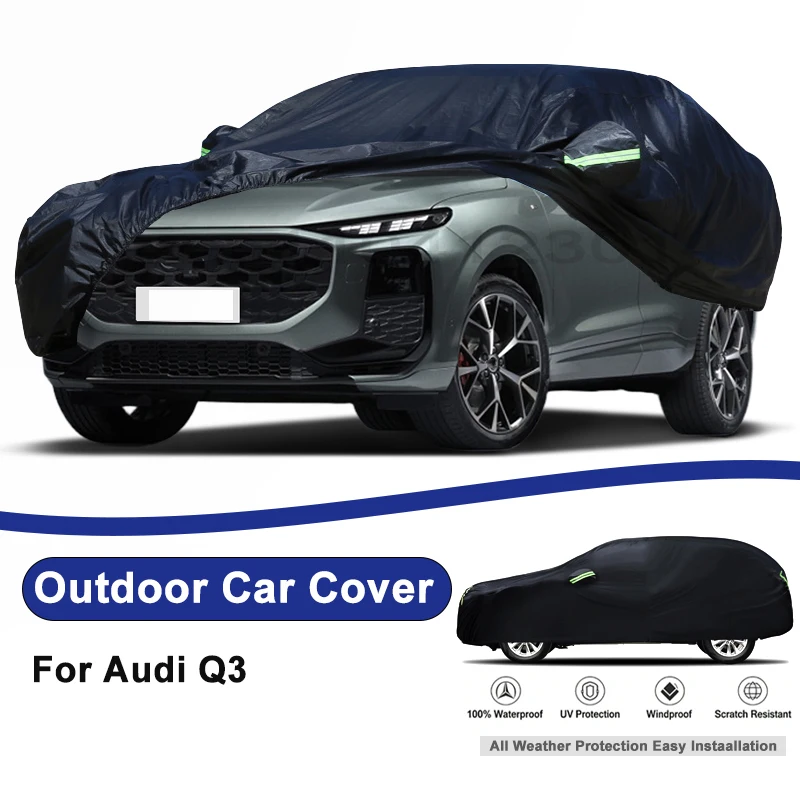 Outdoor Full Car Cover For Audi Q3 with Reflective Strips Waterproof Snowproof Dustproof UV Protection Auto Accessory
Outdoor Full Car Cover For Audi Q3 with Reflective Strips Waterproof Snowproof Dustproof UV Protection Auto Accessory