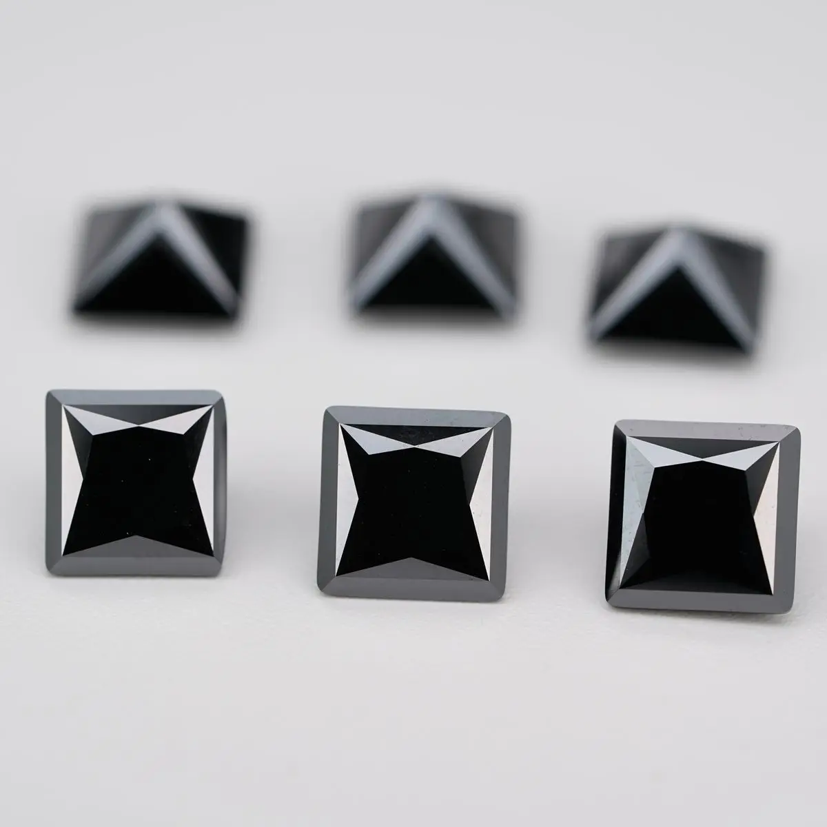 Princess Cut Black Moissanite Gemstone Lab Grown Square Moissanite Diamond Stone
Princess Cut Black Moissanite Gemstone Lab Grown Square Moissanite Diamond Stone