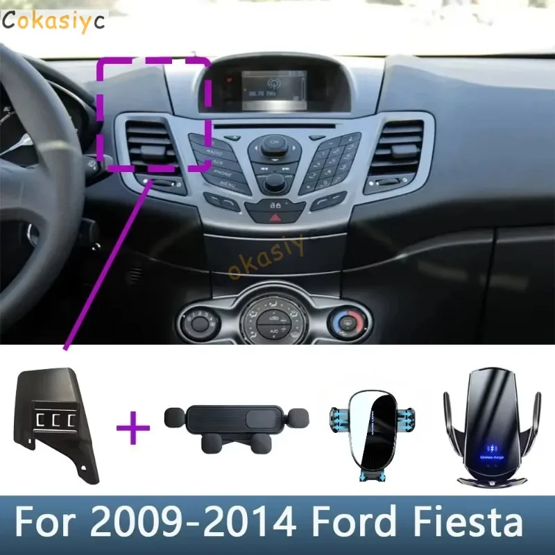 Car Phone Holder For Ford Fiesta 2009 2010 2011 2012 2013 2014 Special Fixed Bracket Base Wireless Charging Interior Accessories
Car Phone Holder For Ford Fiesta 2009 2010 2011 2012 2013 2014 Special Fixed Bracket Base Wireless Charging Interior Accessories