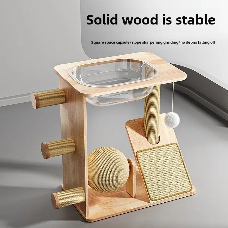 At Tower Cat Tree Sisal Jumps Don't Take Up Space Pet Supplies Pet Furniture Solid Wood Climbing Scratching Board
At Tower Cat Tree Sisal Jumps Don't Take Up Space Pet Supplies Pet Furniture Solid Wood Climbing Scratching Board