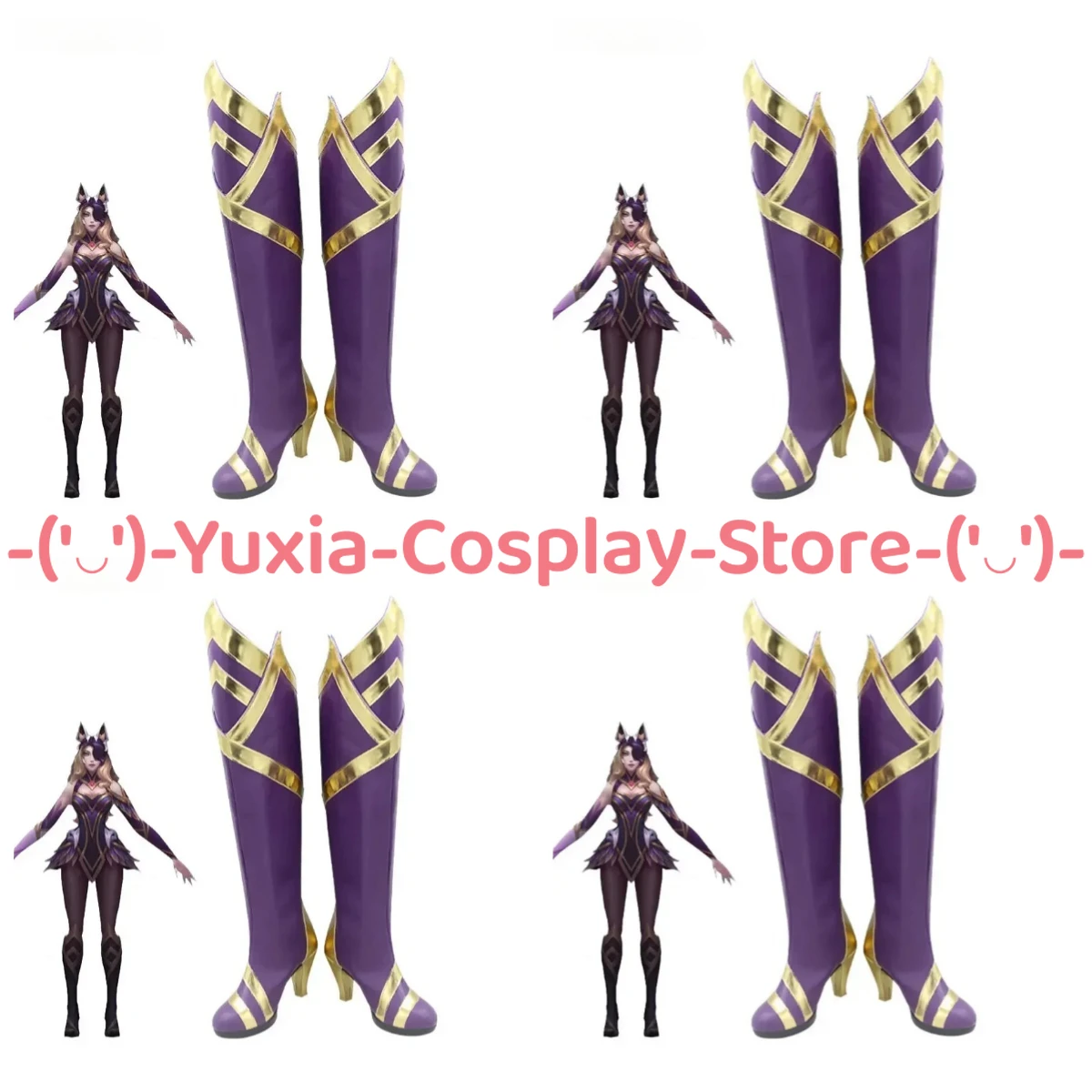 Yuxiacosplay! LoL Ahri Cosplay Shoes Anime Game Character Prop PU Leather Boots Halloween Carnival Party Costume
Yuxiacosplay! LoL Ahri Cosplay Shoes Anime Game Character Prop PU Leather Boots Halloween Carnival Party Costume