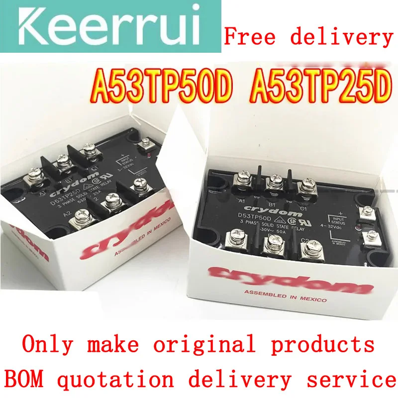 1PCS/LOT Free Delivery Express Three-phase Solid State Relay D53TP50D/25D/50D-10/25D-10 A53TP50D/25D D53TP25D D53TP50D-10
1PCS/LOT Free Delivery Express Three-phase Solid State Relay D53TP50D/25D/50D-10/25D-10 A53TP50D/25D D53TP25D D53TP50D-10