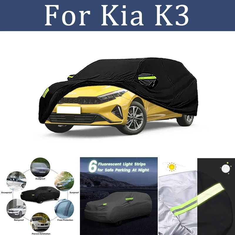 For Kia K3 Car Cover Full Covers with Reflective Strip Dustproof UV Scratch-Resistant Sunscreen Protective cover
For Kia K3 Car Cover Full Covers with Reflective Strip Dustproof UV Scratch-Resistant Sunscreen Protective cover