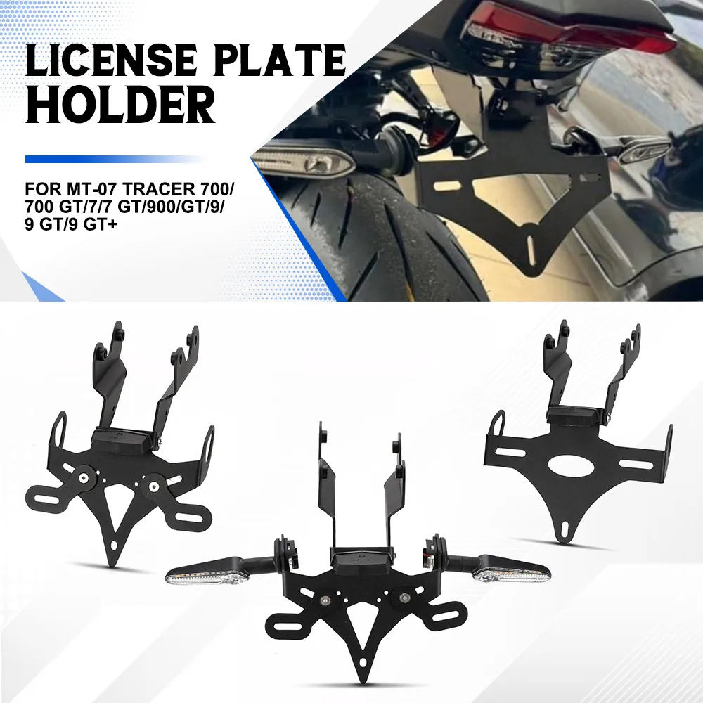 For Yamaha MT-07 Tracer 700/700 GT/7/7 GT/900/GT/9/9 GT/9 GT+ Motorcycle License Plate Bracket Holder Rear Fender Accessories
For Yamaha MT-07 Tracer 700/700 GT/7/7 GT/900/GT/9/9 GT/9 GT+ Motorcycle License Plate Bracket Holder Rear Fender Accessories
