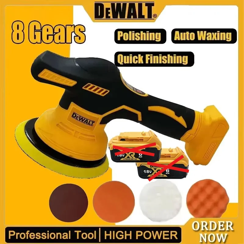 Dewalt Cordless 8 Gears Digital Display Car Polisher Electric Polisher Auto Car Waxing Polishing Machine Tool
Dewalt Cordless 8 Gears Digital Display Car Polisher Electric Polisher Auto Car Waxing Polishing Machine Tool