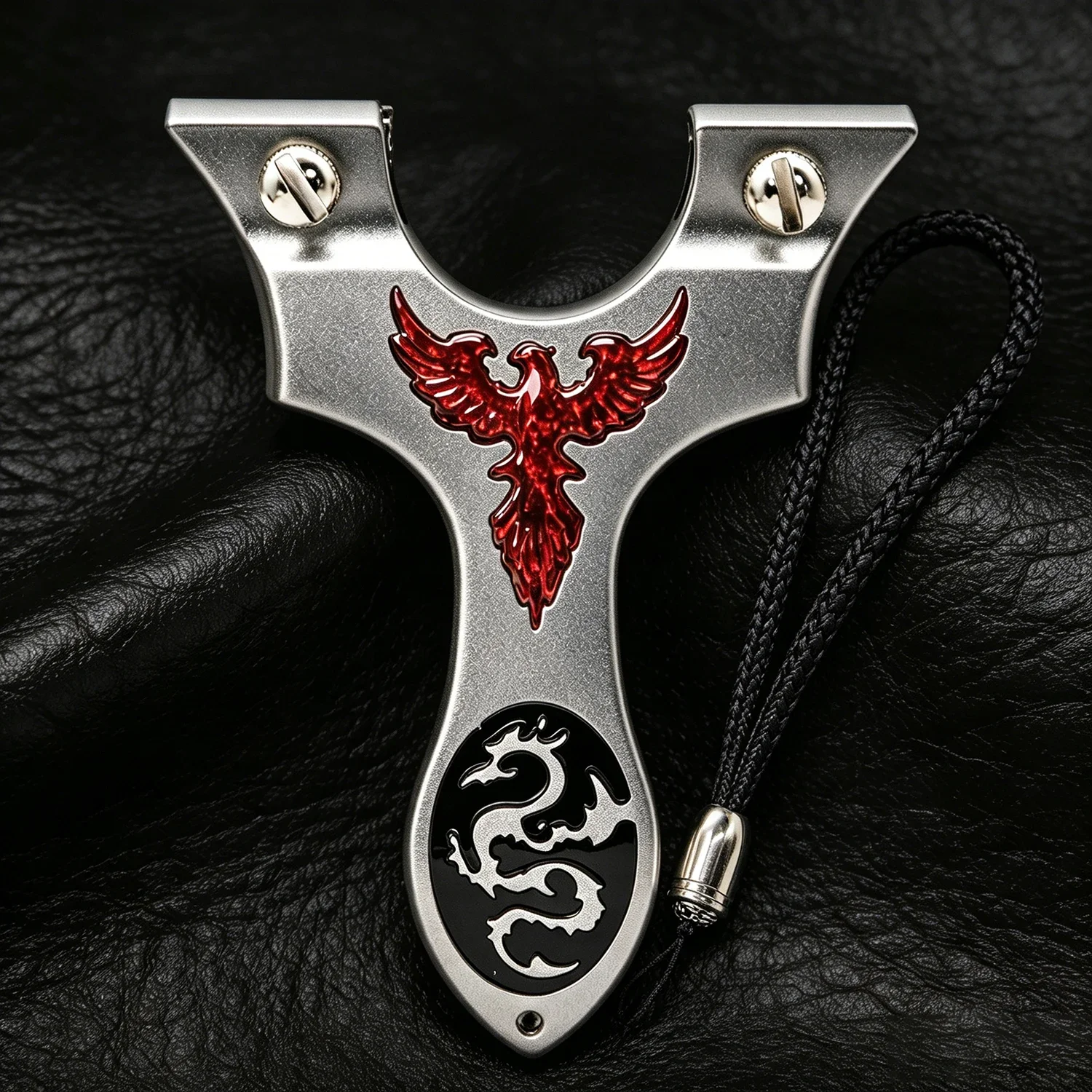 Zinc Alloy Hollow Carved Pattern Slingshot Professional Competitive Shooting Pocket Slingshot Outdoor Hunting Shooting
Zinc Alloy Hollow Carved Pattern Slingshot Professional Competitive Shooting Pocket Slingshot Outdoor Hunting Shooting