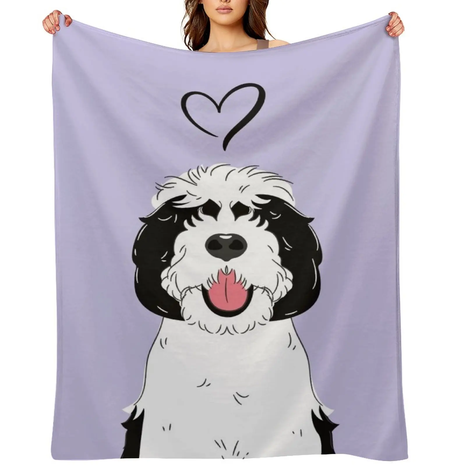 LOVE Black and White Sheepadoodle 2 - Lilac Throw Blanket wednesday heavy to sleep Soft Big Blankets For Bed Blankets
LOVE Black and White Sheepadoodle 2 - Lilac Throw Blanket wednesday heavy to sleep Soft Big Blankets For Bed Blankets