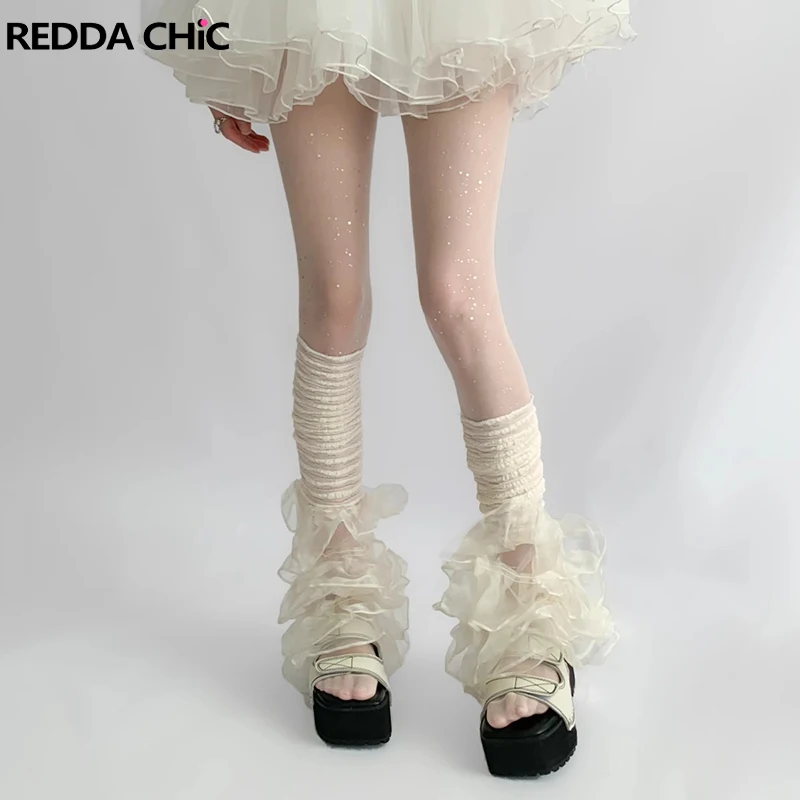 REDDACHiC Lolita Jk Layered Ruffle Leg Warmers Women Cute Princess Lace Ruched Long Socks Teen Girl Boots Cover Vintage Clothes
REDDACHiC Lolita Jk Layered Ruffle Leg Warmers Women Cute Princess Lace Ruched Long Socks Teen Girl Boots Cover Vintage Clothes