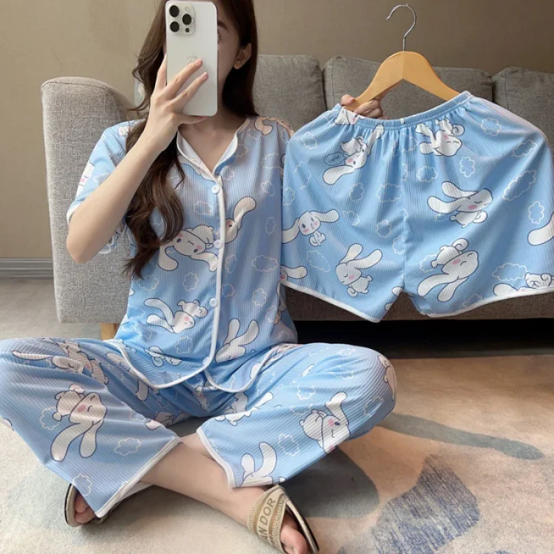 New Sanrio Cute Casual Pajamas Three-piece Yugui Dog Loungewear Sanrio Loungewear Cartoon Yugui Dog Three-piece Pajamas
New Sanrio Cute Casual Pajamas Three-piece Yugui Dog Loungewear Sanrio Loungewear Cartoon Yugui Dog Three-piece Pajamas