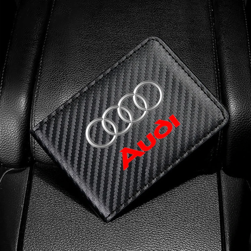 Leather Car Driving Documents Storage Case Bank Credit Card Holder For Audi A4 B6 B8 B7 A6 C5 C6 C7 A3 A5 Q3 Q5 Q7 TTS Accessory
Leather Car Driving Documents Storage Case Bank Credit Card Holder For Audi A4 B6 B8 B7 A6 C5 C6 C7 A3 A5 Q3 Q5 Q7 TTS Accessory