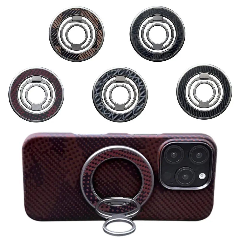 Carbon Fiber Aramid For Magsafe Magnetic Holder Magnets Finger Grip Stand Holder Bracket Buckle Suitable For Magsafe L6L2
Carbon Fiber Aramid For Magsafe Magnetic Holder Magnets Finger Grip Stand Holder Bracket Buckle Suitable For Magsafe L6L2
