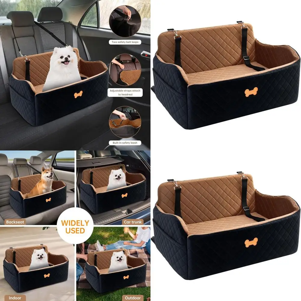 Большое автокресло для собак с кроватью из пены с эффектом памяти, бустер для собак до 55 фунтов или двух маленьких собак, включает 2 поводка и карманы для хранения
Большое автокресло для собак с кроватью из пены с эффектом памяти, бустер для собак до 55 фунтов или двух маленьких собак, включает 2 поводка и карманы для хранения