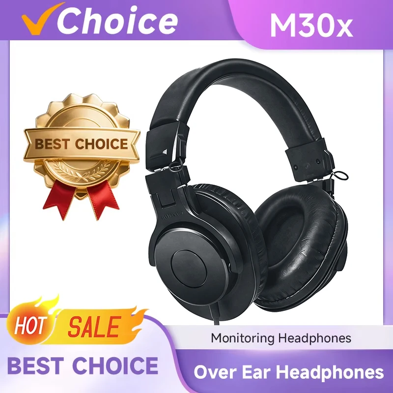 Наушники Sanpusen ATH M30X Over Ear идеально подходят для студийного мониторинга, подкастинга и домашней записи.
Наушники Sanpusen ATH M30X Over Ear идеально подходят для студийного мониторинга, подкастинга и домашней записи.
