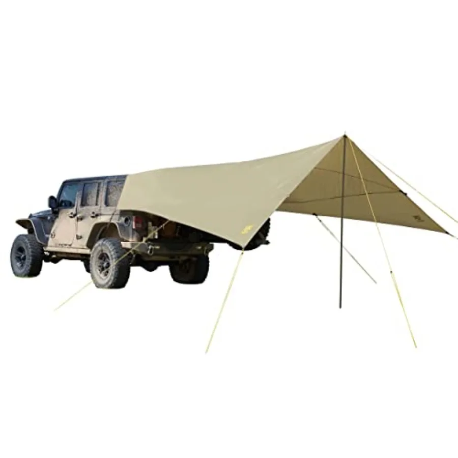SJK Roadhouse Tarp, Hunting Camping and Overland Shelter Protects from Rain and Sun Khaki
SJK Roadhouse Tarp, Hunting Camping and Overland Shelter Protects from Rain and Sun Khaki