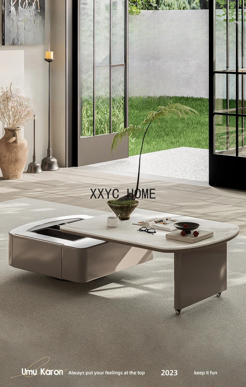 Stone Plate Tea Table Retractable Modern Minimalist Microlite Small Apartment Tempered Glass Tea Table
Stone Plate Tea Table Retractable Modern Minimalist Microlite Small Apartment Tempered Glass Tea Table