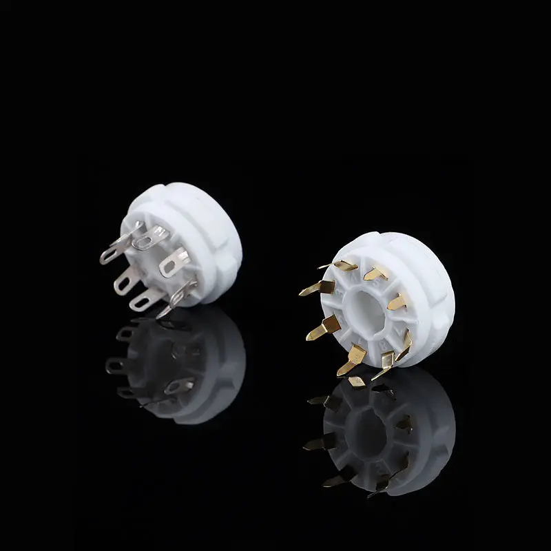 ceramic 4-pin 6-pin 7-pin 8-pin 9-pin tube socket gold-plated tin-plated electron tube socket bridging welding
ceramic 4-pin 6-pin 7-pin 8-pin 9-pin tube socket gold-plated tin-plated electron tube socket bridging welding