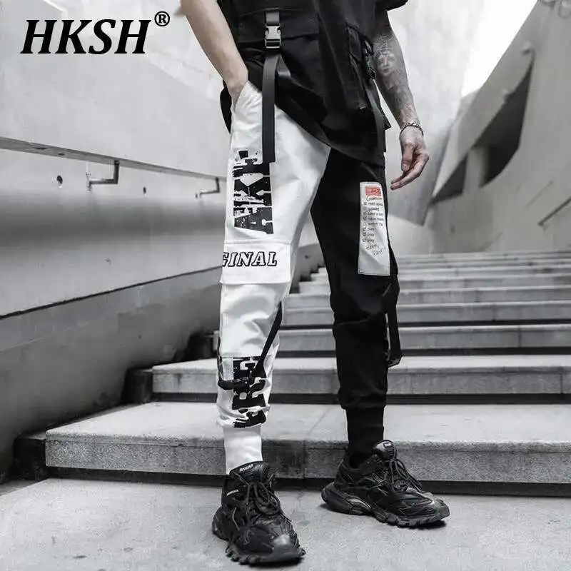 HKSH весна лето новые мужские темные китайские шикарные повседневные брюки-карго контрастного цвета модные лоскутные уличные комбинезоны HK2449
HKSH весна лето новые мужские темные китайские шикарные повседневные брюки-карго контрастного цвета модные лоскутные уличные комбинезоны HK2449