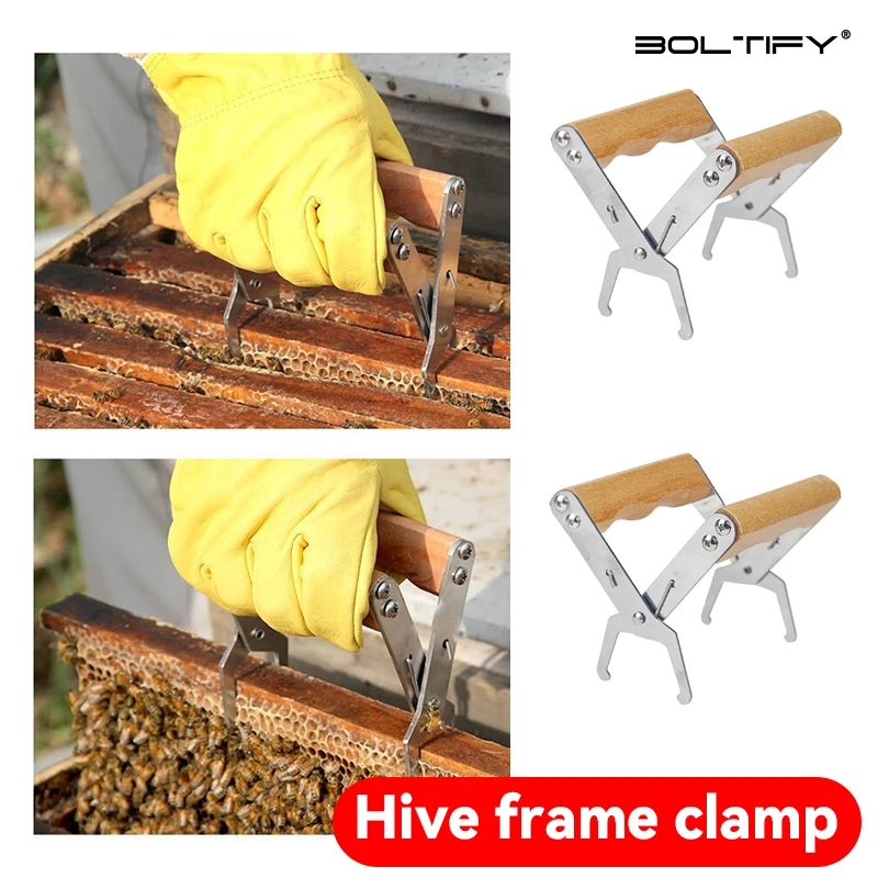 Bee Hive Frame Clips Stainless Steel Wooden Honeycomb Spleen Lifter Beekeeper Beehive Inspection Capture Grip Cramp Beekeeping
Bee Hive Frame Clips Stainless Steel Wooden Honeycomb Spleen Lifter Beekeeper Beehive Inspection Capture Grip Cramp Beekeeping